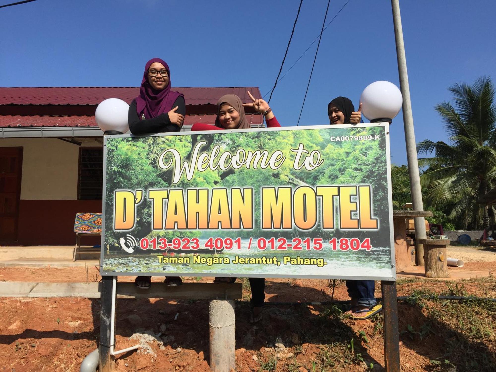 Dtahan Motel Taman Negara Kuala Tahan Eksteriør billede